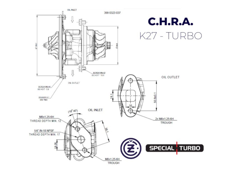 Ložiskový uzel C.H.R.A. K27 37 3990323037C