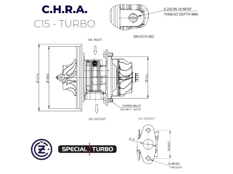 Ložiskový uzel C.H.R.A. C15 002 3990315002C